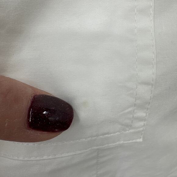 Chloe White Cotton Pencil Skirt Size 38/ US 6 - Picture 2 of 6